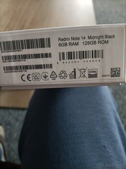 predam novy nepozivany XAOMI REDMI NOTE 14