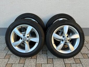 Hliníkové disky orig. Audi 5x112 R17 + Zimné pneumatiky