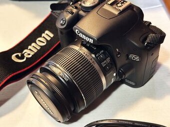 Digitálna zrkadlovka Canon 500D + objektív a príslušenstvo