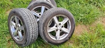 Predám zánovné disky r15 5x112 s pneu