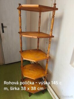 Rohový regál