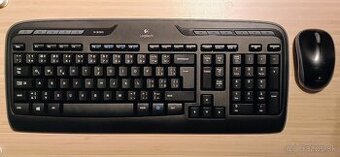 Predam bezdrotovu klavesnicu a mys Logitech