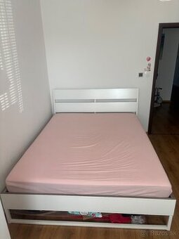 Biela postel 160x200cm