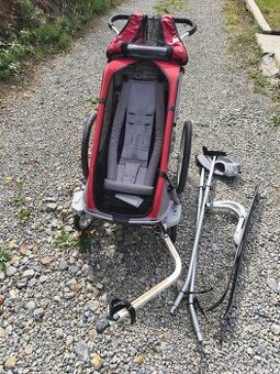 Predám Thule Chariot Cougar + ski set