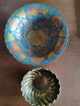 Predám tepanė misky mosadzné