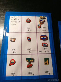 Zbierka odznakov výstup na RYSY