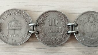 Patriotický náramek z mincí RU - 1