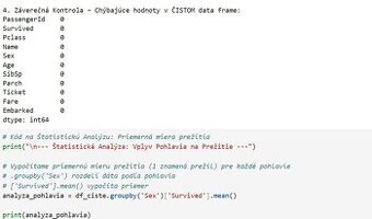Vyčistenie a Analýza Dát Excel/CSV | Python & Pandas