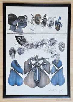 Robert Brun - veľká kresba (1986)