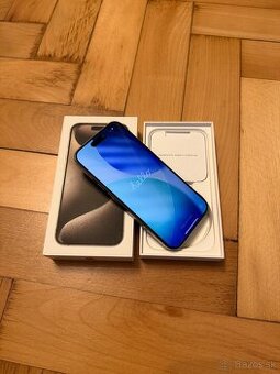 iPhone 15 PRO 256GB NATURAL TITANIUM AKO NOVÝ NÁDHERNÝ STAV