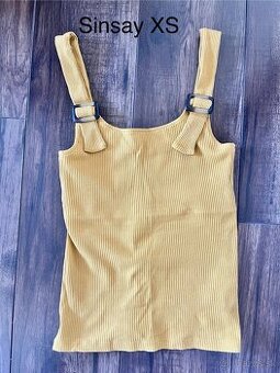 Horčicové tielko XS