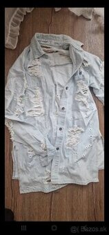 Dámska riflova bunda