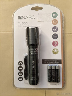 Nové rozne LED baterky, 4 ks.