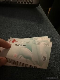 Predám stravné lístky