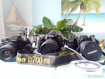 Fotografický stan a staršie fotoaparáty