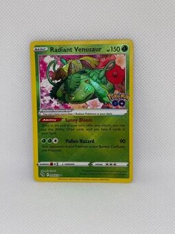 Pokémon karta Radiant Venusaur 004/078 – EX – ORIGINÁL