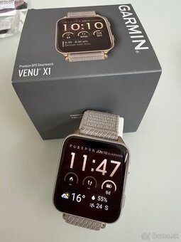 Garmin VENU X1 gold soft french grey smart hodinky