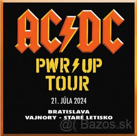 AC/DC v Bratislave - vstupenky na státie