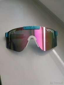Športové slnečné okuliare Pit Viper (modré-ružové sklo)