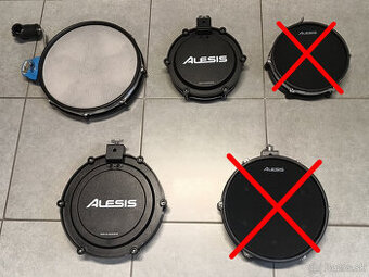 TOM / SNARE / FLOOR pady pre elektrické bicie