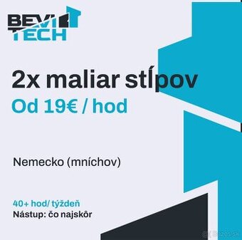 Maliar stĺpov Nemecko (jednoduchá práca)