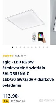 Ponukam na predaj Eglo - LED RGBW  SALOBRENA