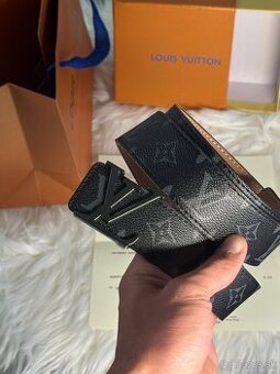 Louis Vuitton Opasok – Čierny + faktúra & balenie