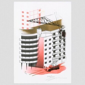 Čierne diery - grafika Kukučinová/Škultétyho