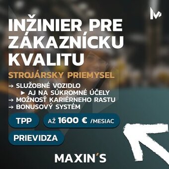 Referent skladu náradia a náhradných dielov