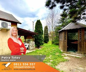 Zľava Chata so záhradou Hájky, výmena