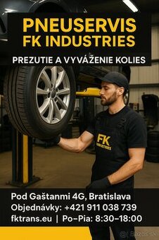 PNEUSERVIS – rýchlo, spoľahlivo a za férové ceny