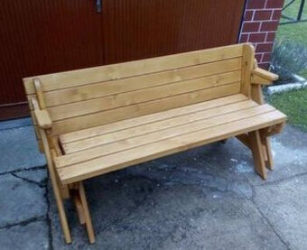 Rozkladacia lavička 2v1