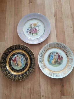 Porcelánové - Ozdobné maľované taniere