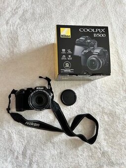 Predám Nikon Coolpix B500 – perfektný stav, príslušenstvo mo