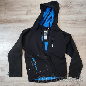 Softshellová bunda čierna 140 - 1