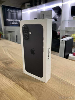 iPhone 16 Čierny - NOVÝ