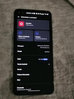 OnePlus Nord 5G, v najvyššej konfigurácii 12/256 GB
