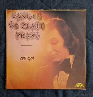 Karel Gott Vánoce ve zlaté Praze LP 1969 Supraphon EX-