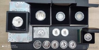 Strieborné zberateľské mince