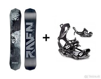 🏂 Snowboard RAVEN + viazanie  TOP CENA