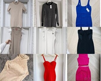 NOVE Guess letne, zimne monogram saty XS - L