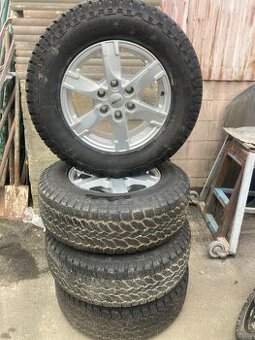 ALU rozteč 6x 139,7, pneu 245 75R17 vzorek 9,5mm