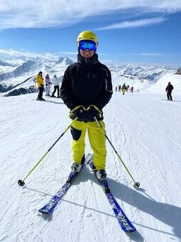 Salomon pánske lyžiarske nohavice - žltá -