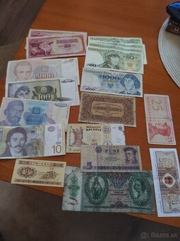 Bankovky+katalóg mincí