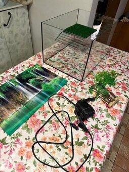 Terárium pre vodné korytnačky 40 x 25 x 20cm