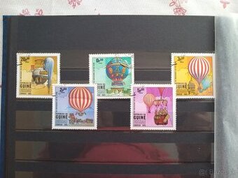 Poštové známky č.994 - Guinné Bissau - balóny