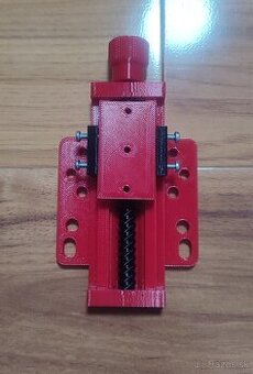 3D tlačená manuálna osa Z pre laserovú gravírku