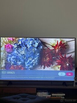 Televízor LG 55” (139 cm) s chybným zobrazením (vid. foto)