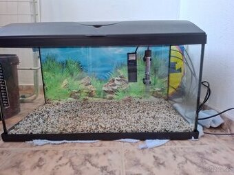 PREDÁM 60L AKVÁRIUM s príslušenstvom