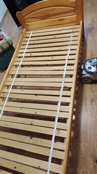 Postel s roštom a madracom 90x200 - 1